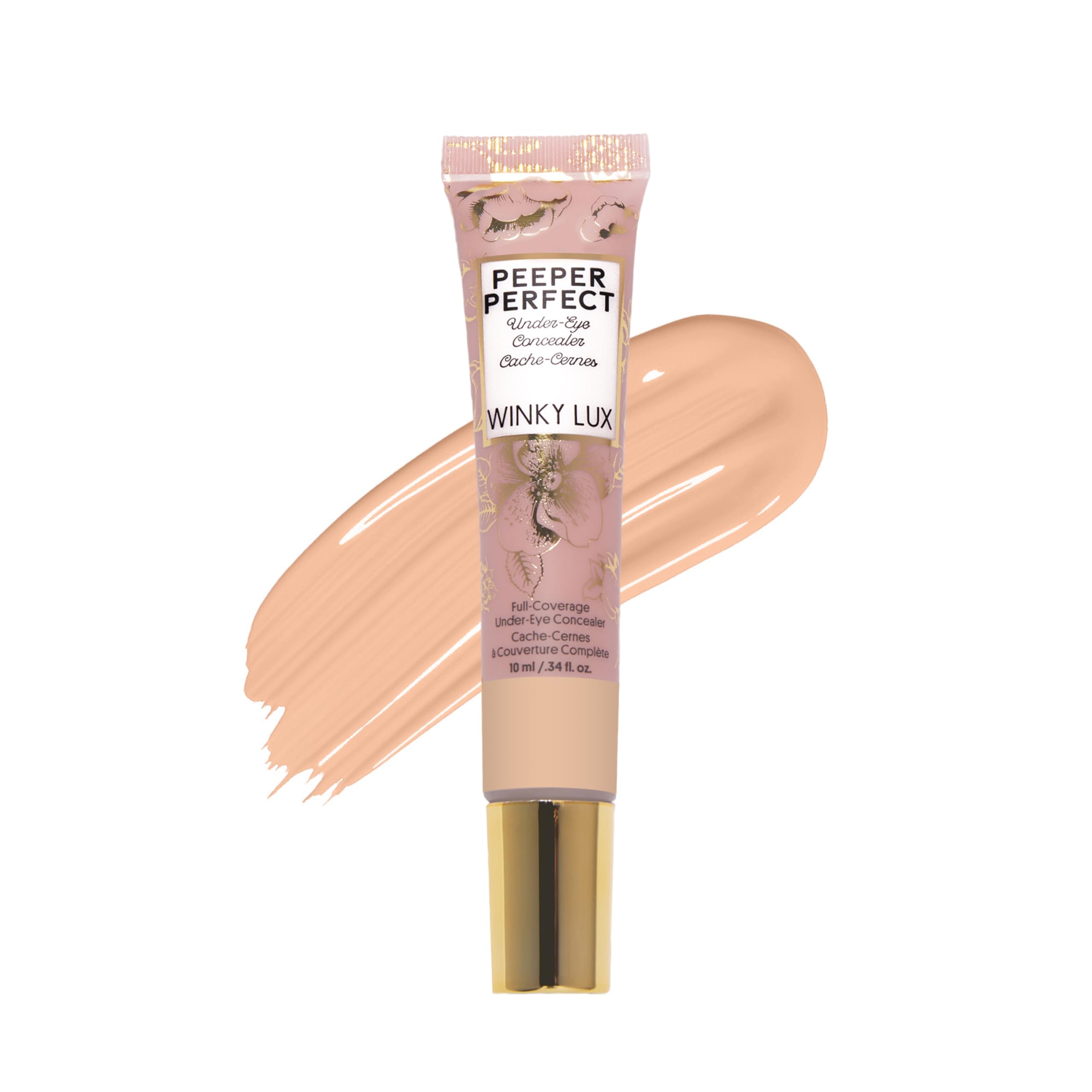 Winky Lux Peeper Perfect Under Eye Concealer – Full Coverage, Waterproof, with Collagen & Hyaluronic Acid