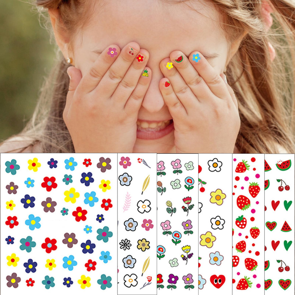 Winthrop 24 Sheets Nail Stickers – 3D Nail Art for Women & Kids