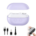 Witpiny Easy Clip Nail Clippers – Purple 3-in-1 Auto Trimmer with LED Light