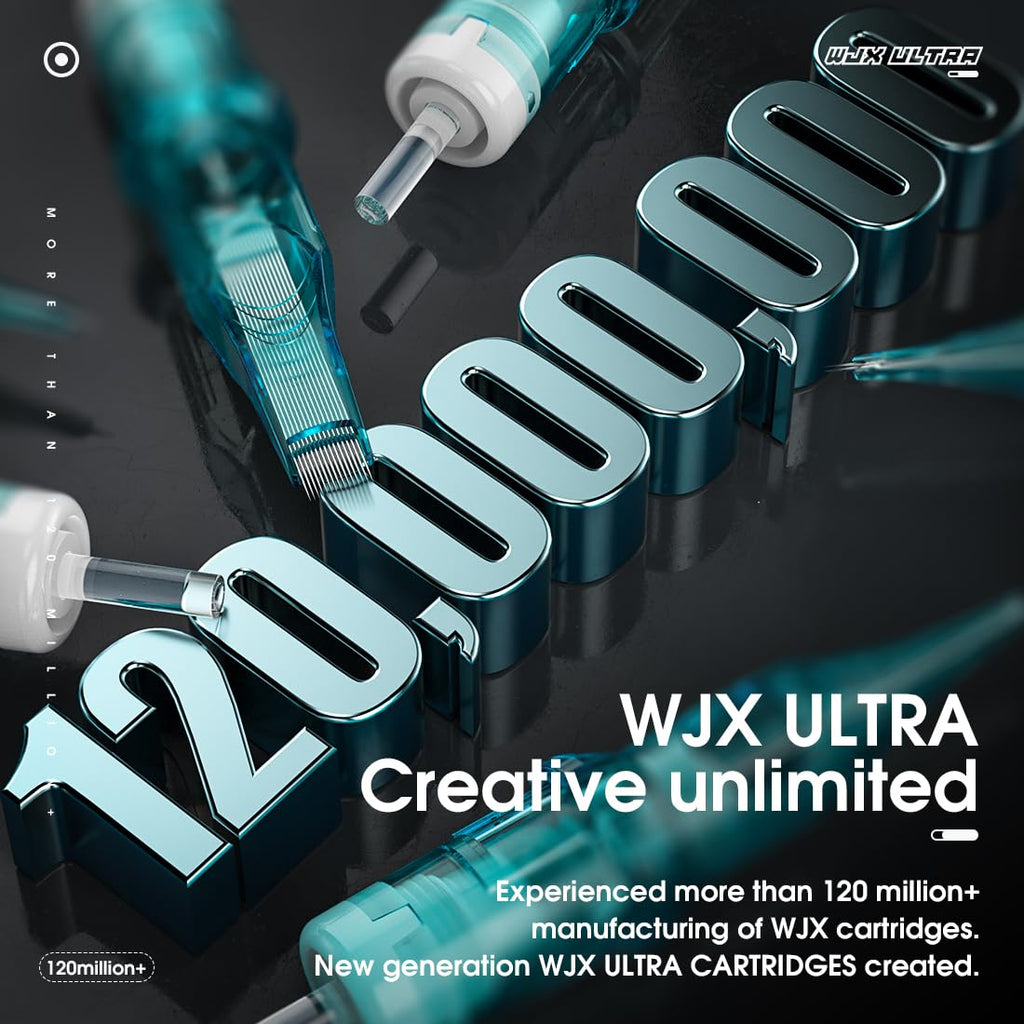 WJX Ultra 1007M Tattoo Needle Cartridges – 20Pcs Magnum Bugpin, Universal Compatibility