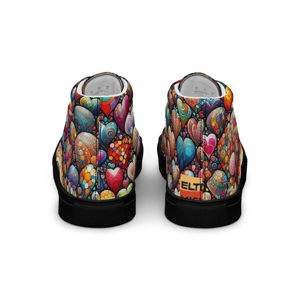 Thousand Hearts Women's High-Top Canvas Shoes