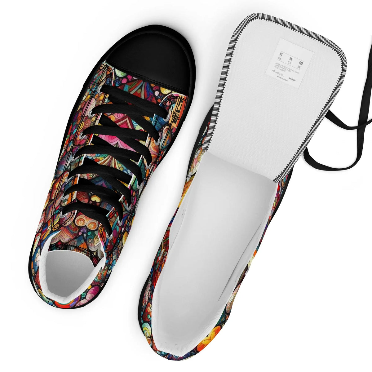 Thousand Hearts Women's High-Top Canvas Shoes