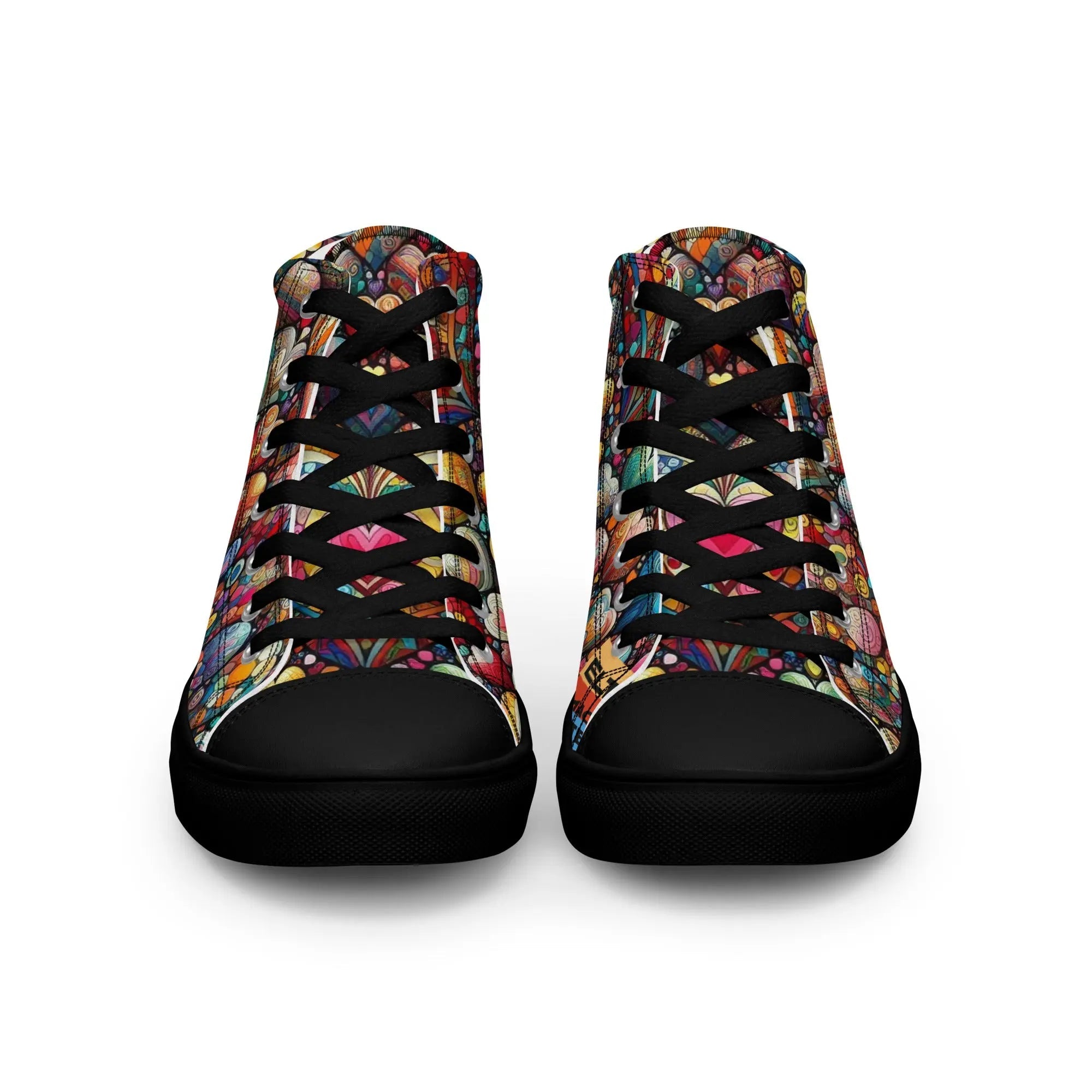 Thousand Hearts Women's High-Top Canvas Shoes