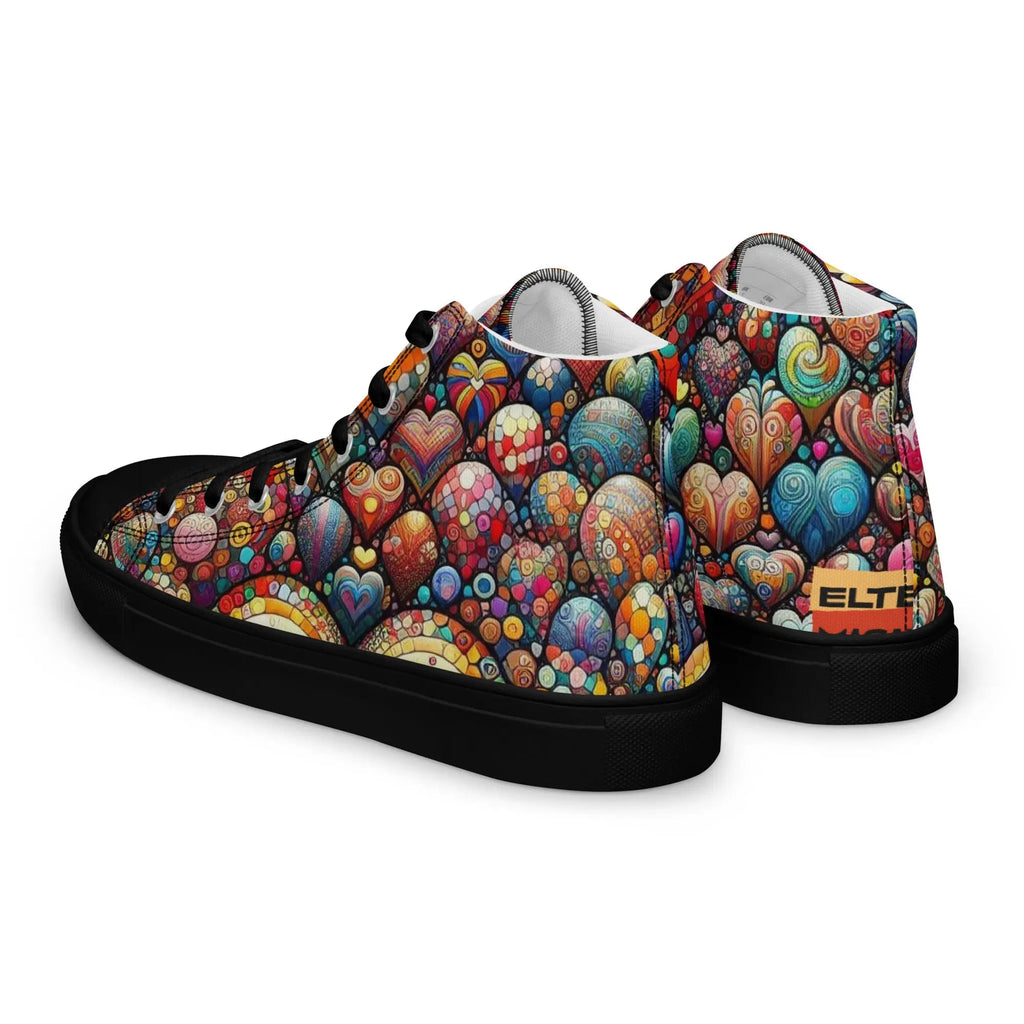Thousand Hearts Women's High-Top Canvas Shoes