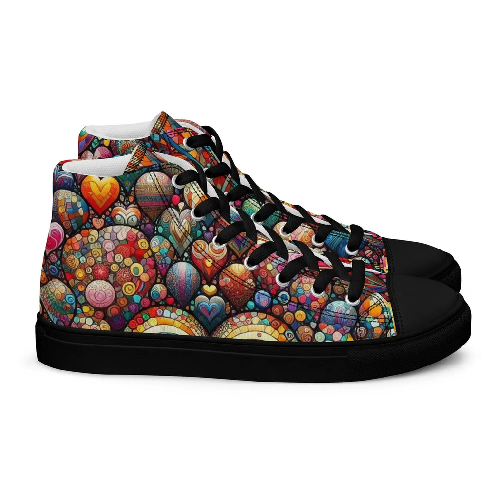 Thousand Hearts Women's High-Top Canvas Shoes