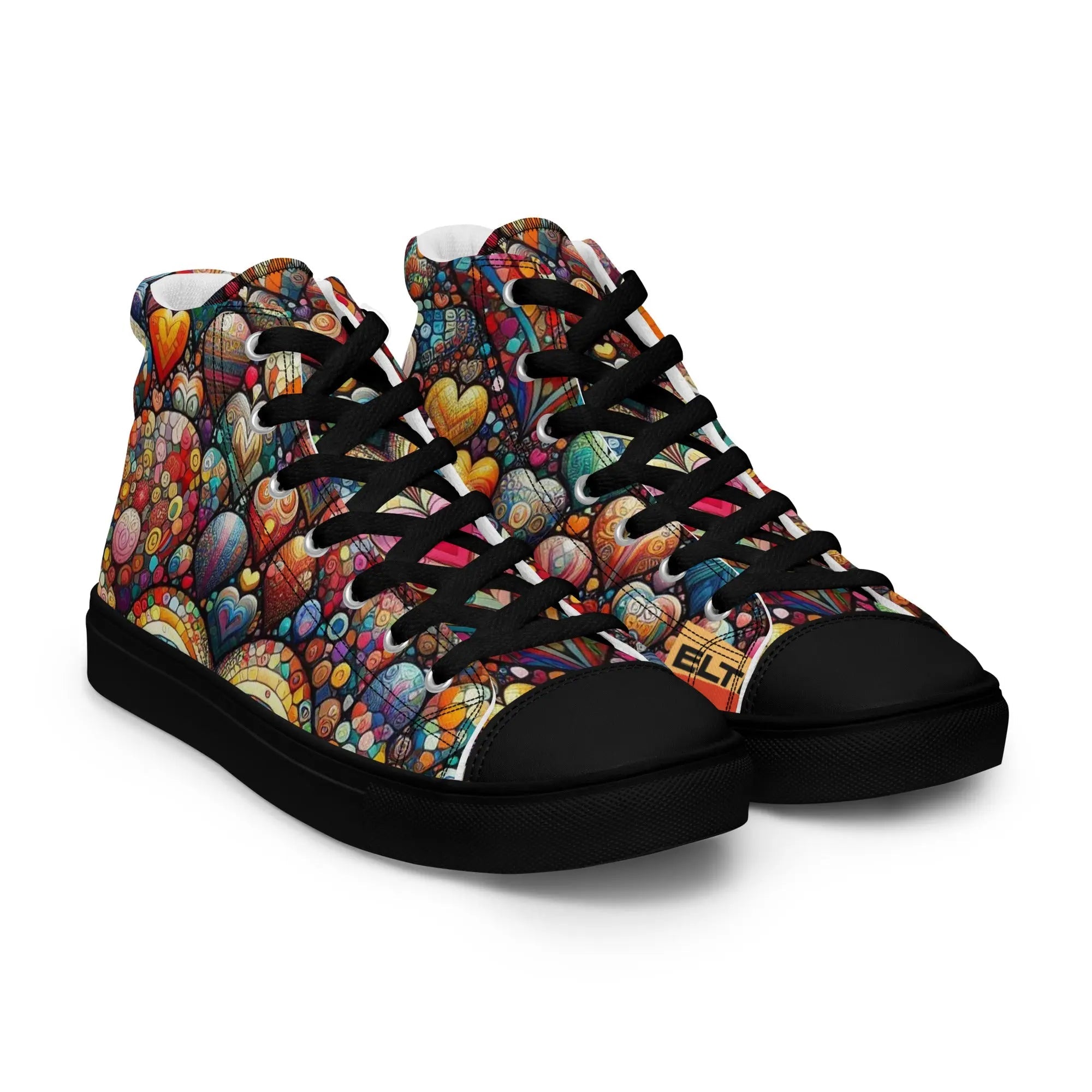 Thousand Hearts Women's High-Top Canvas Shoes