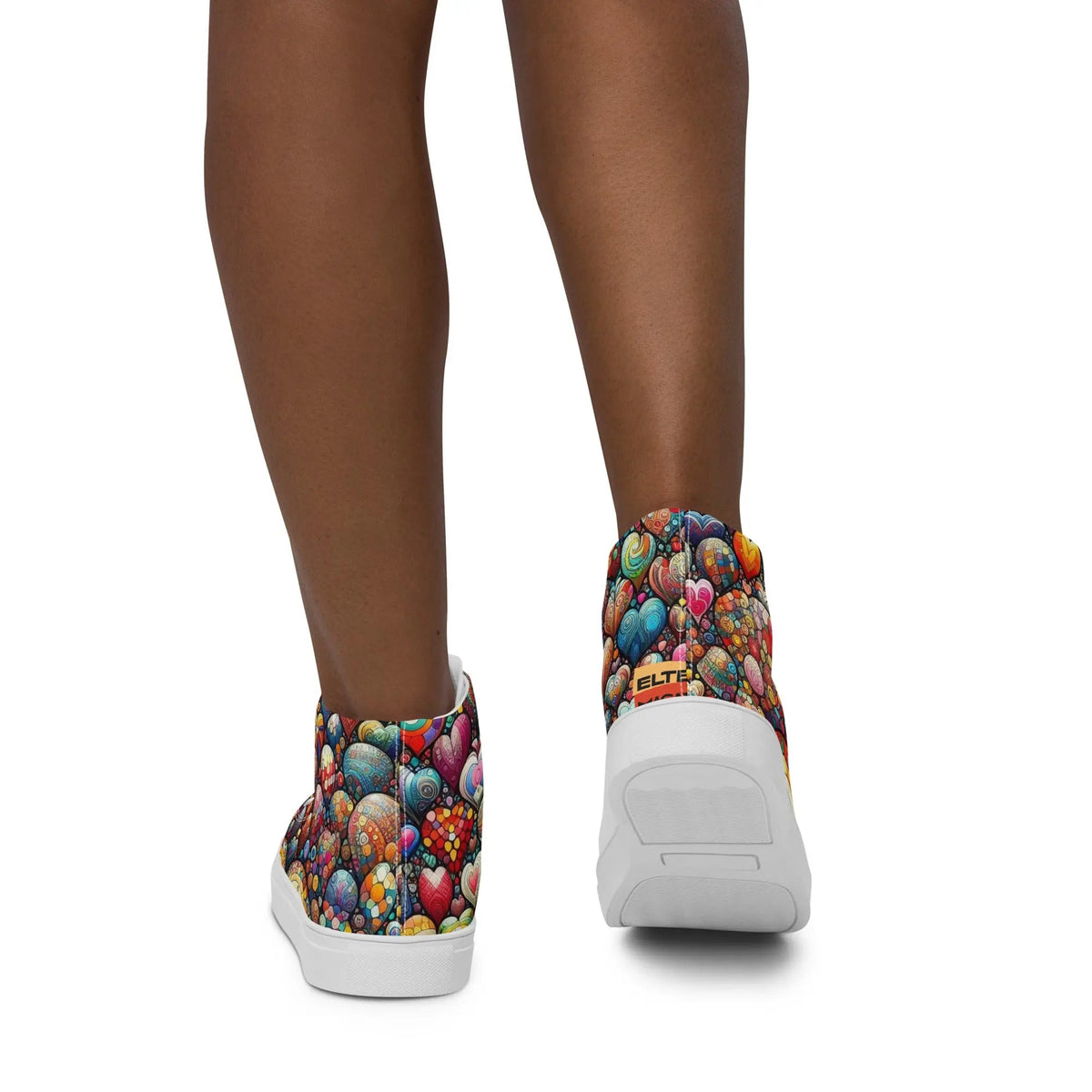 Thousand Hearts Women's High-Top Canvas Shoes