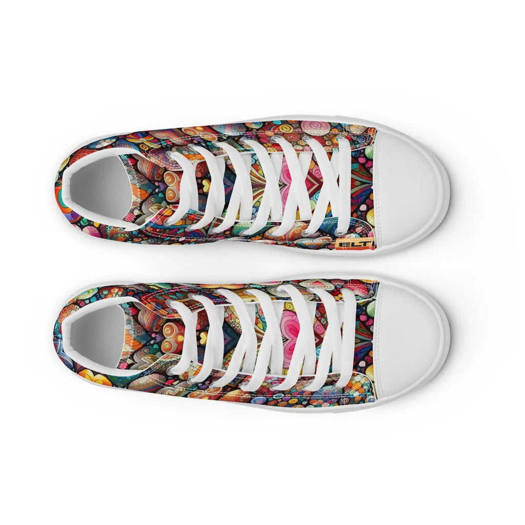 Thousand Hearts Women's High-Top Canvas Shoes