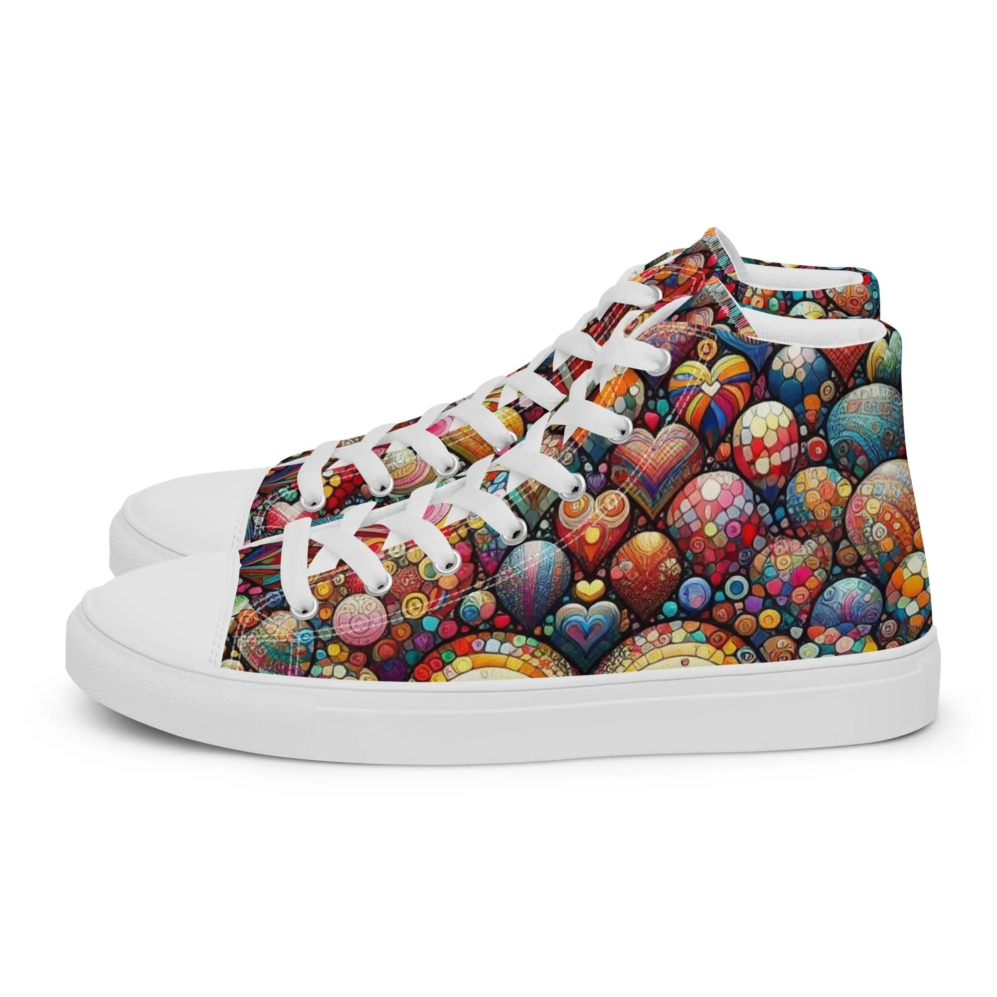Thousand Hearts Women's High-Top Canvas Shoes