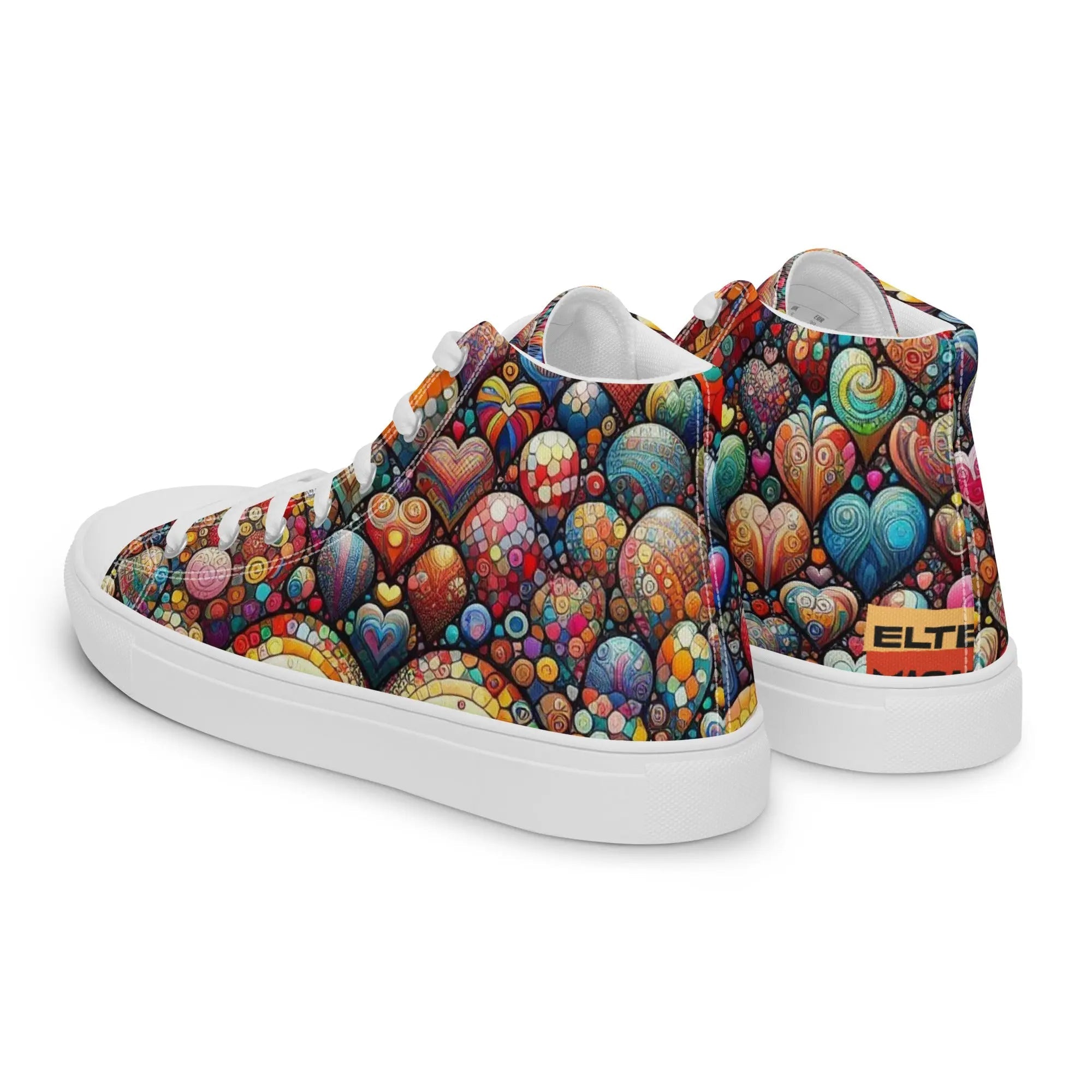 Thousand Hearts Women's High-Top Canvas Shoes