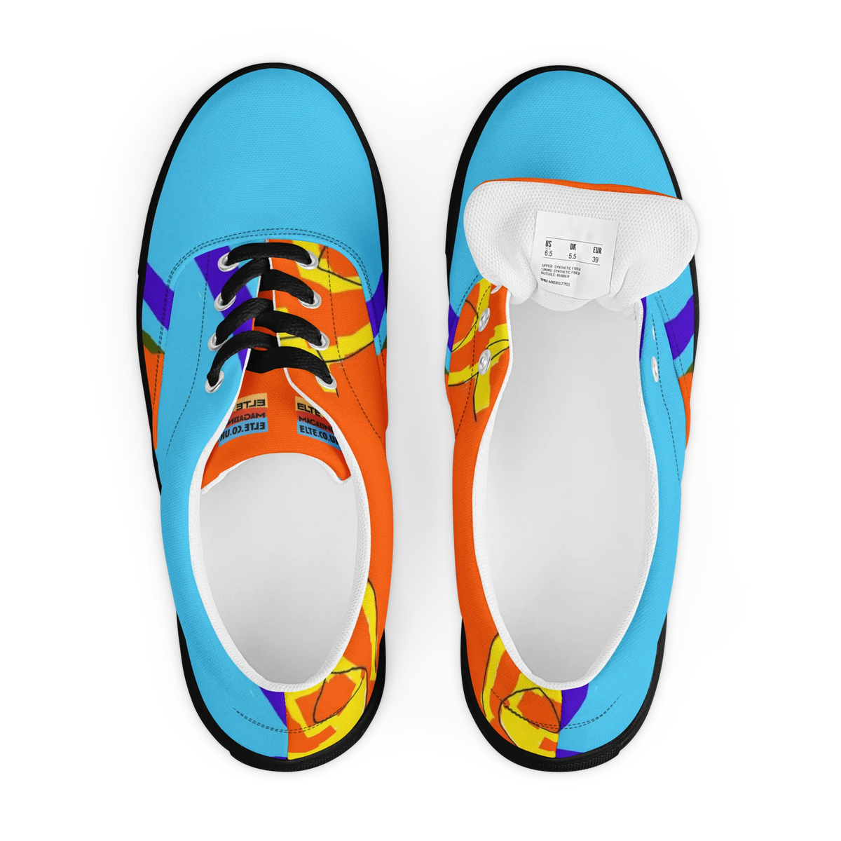 Te Amo Women’s lace-up canvas shoes