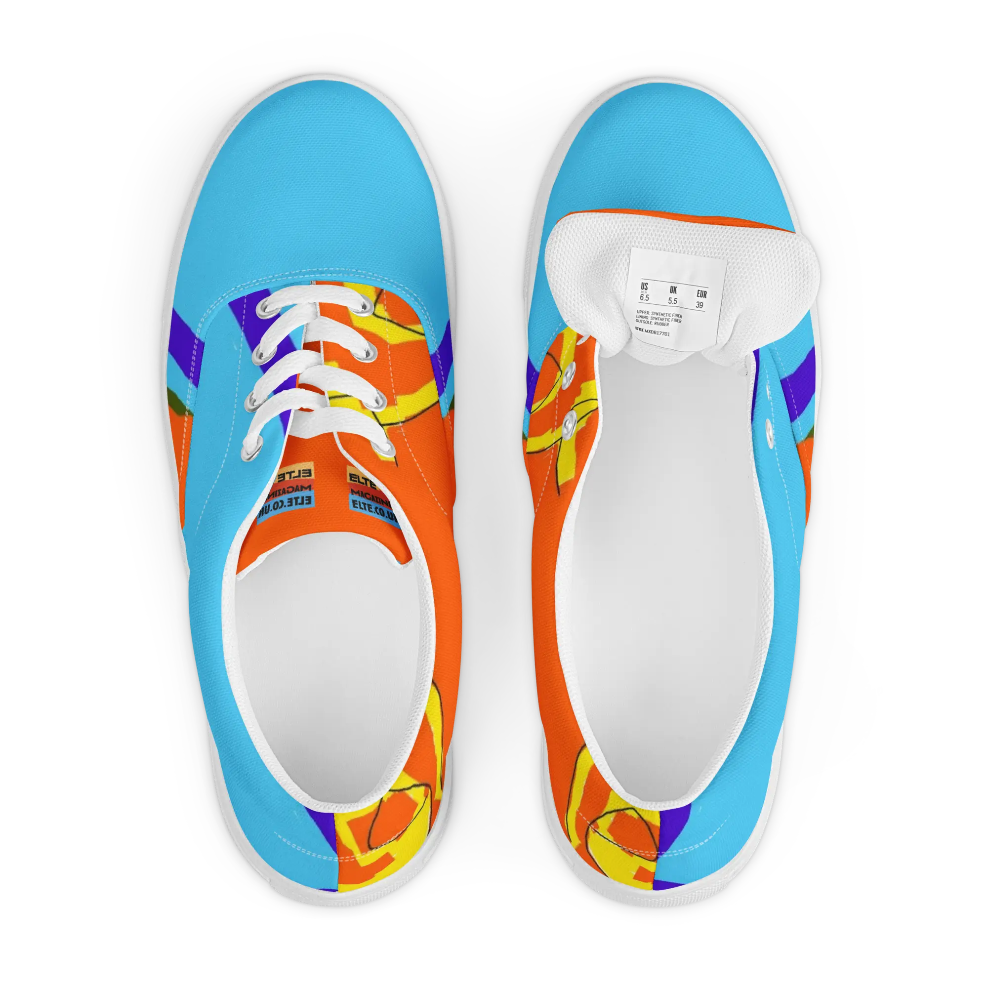 Te Amo Women’s lace-up canvas shoes