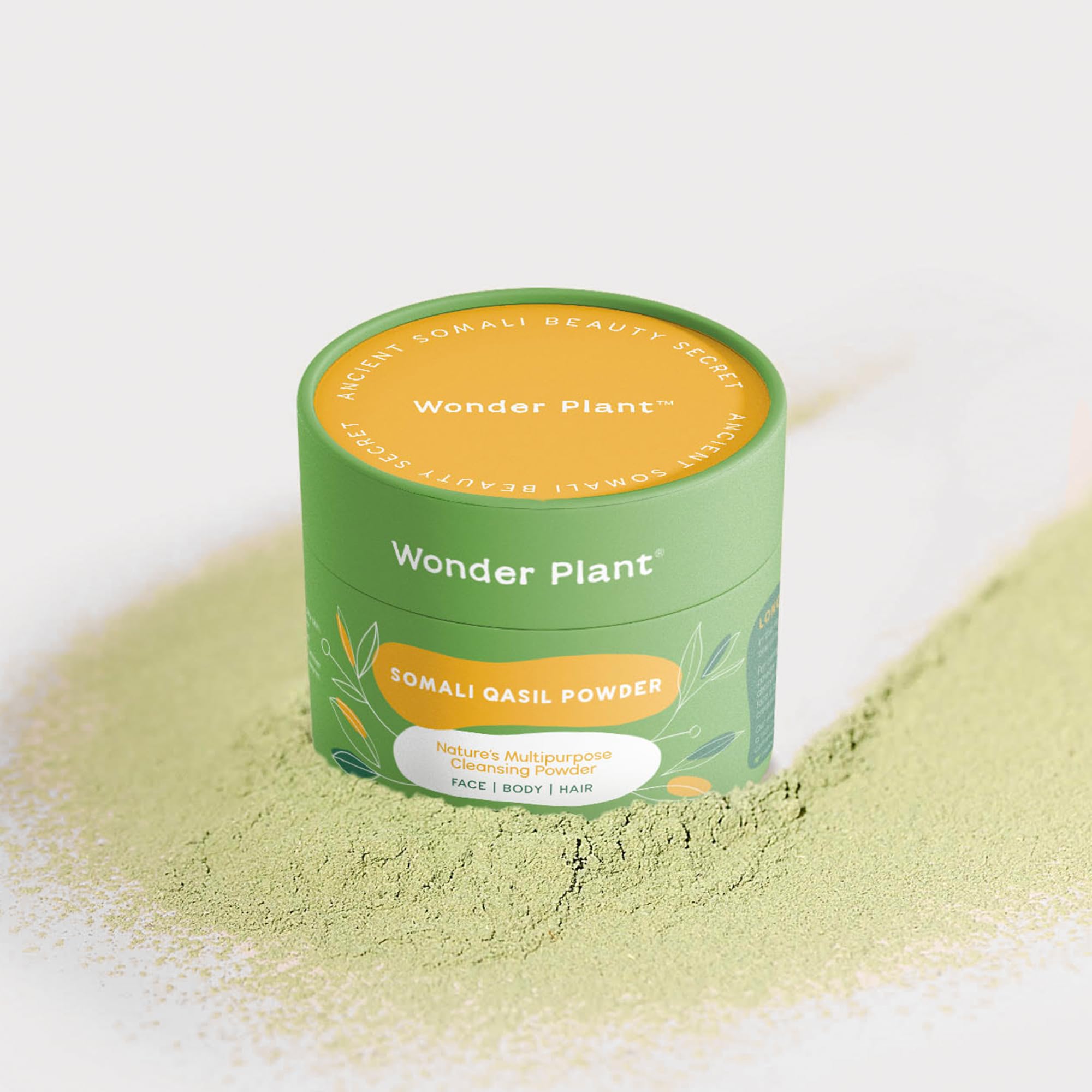 Wonder Plant 2oz (60g) Qasil Powder | Somali Beauty Secret for Face, Body & Hair