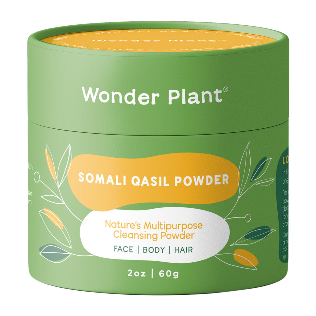Wonder Plant 2oz (60g) Qasil Powder | Somali Beauty Secret for Face, Body & Hair
