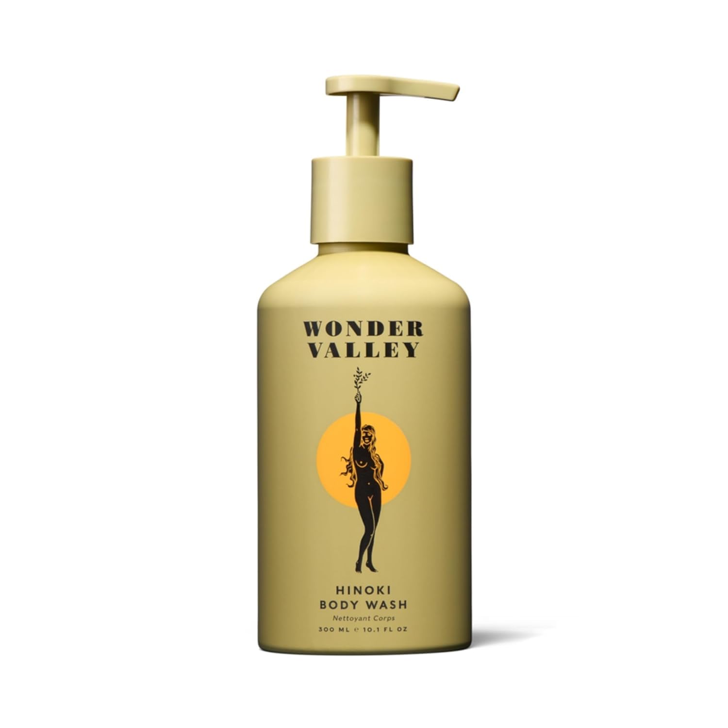 Wonder Valley Hinoki Body Wash – Hydrating, Microbiome-Friendly Cleanser for All Skin Types (10.1 fl oz / 300 ml)