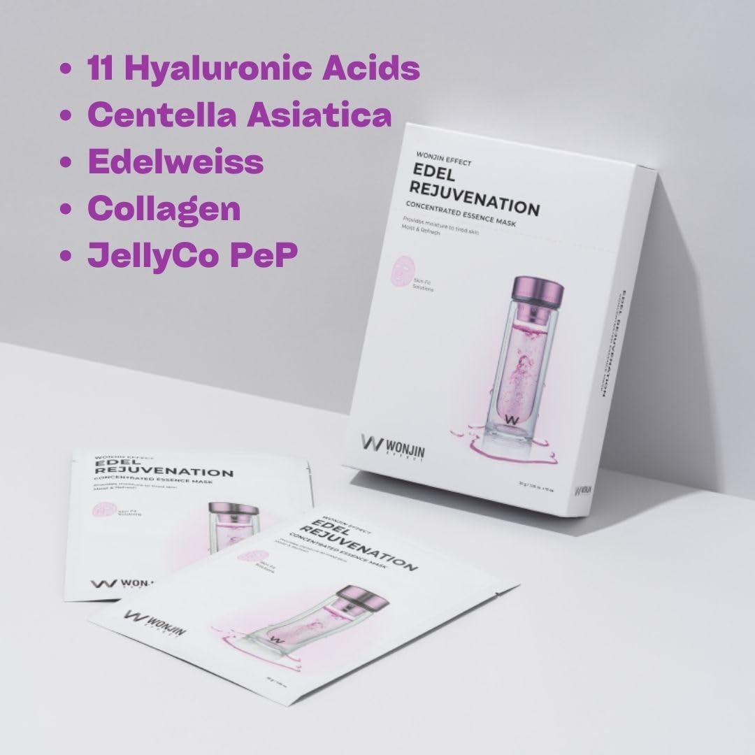 Wonjin Effect Edel Rejuvenation Mask – Hydration & Elasticity (10 pcs)