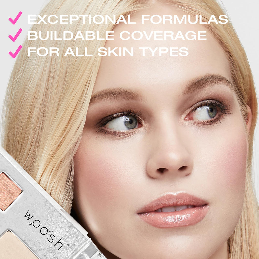 Woosh Fold Out Complexion (#1 Light) – Mineral Makeup Kit for Buildable Coverage