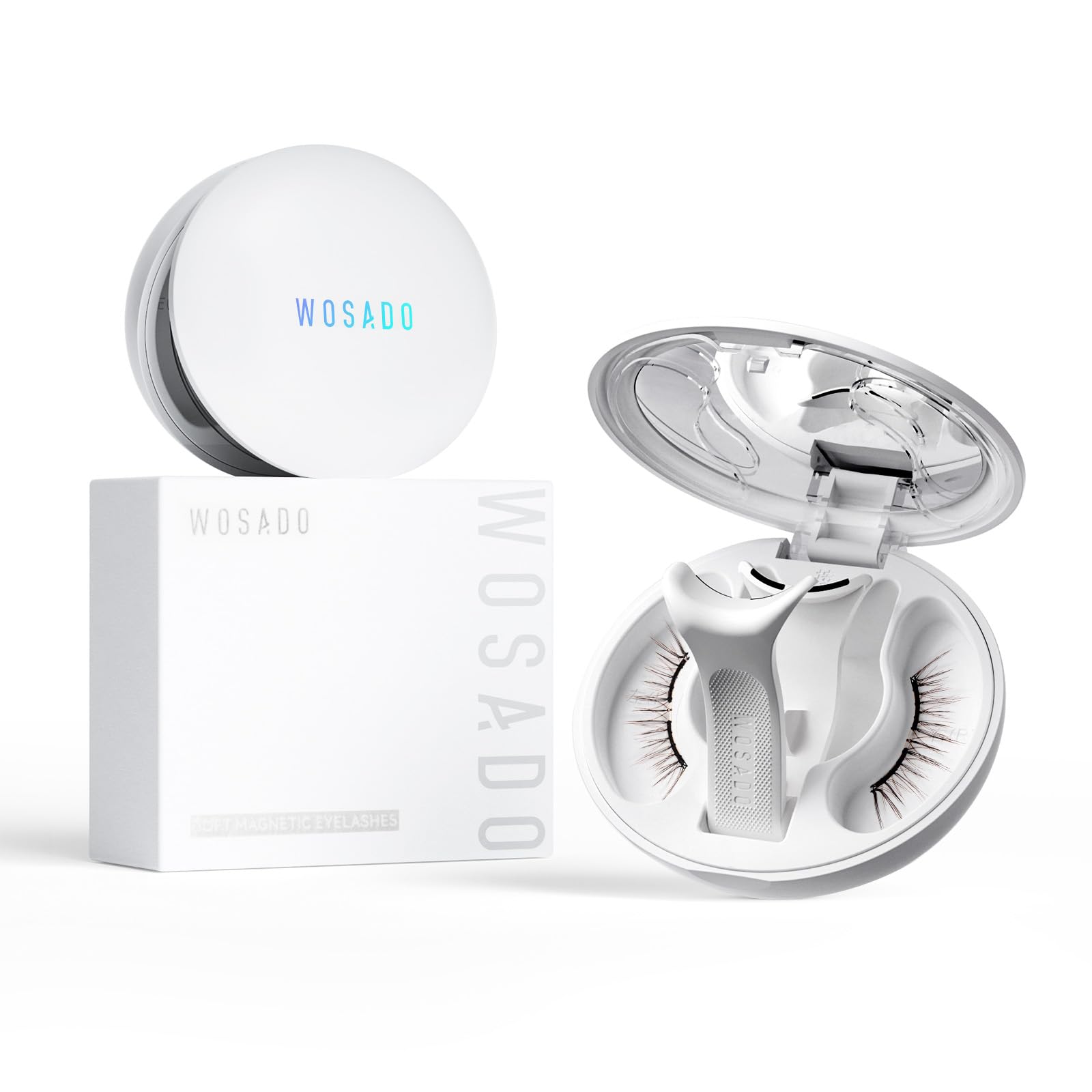WOSADO Magnetic Eyelashes with Applicator Kit – Sedona Trail, Glue-Free & Reusable
