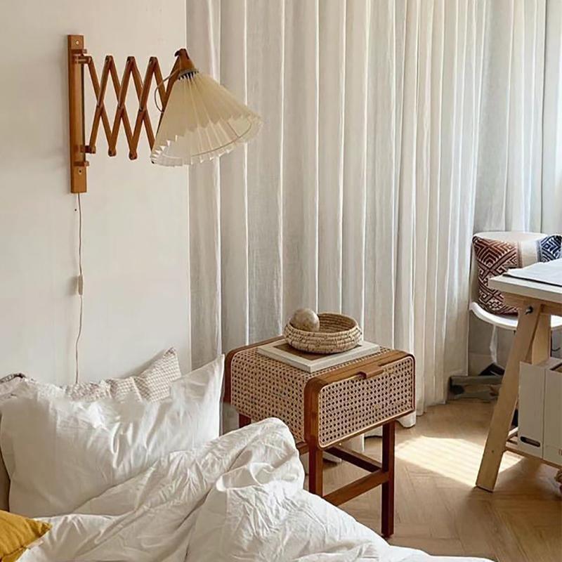 Wren Rattan Side Table, Bedside Table