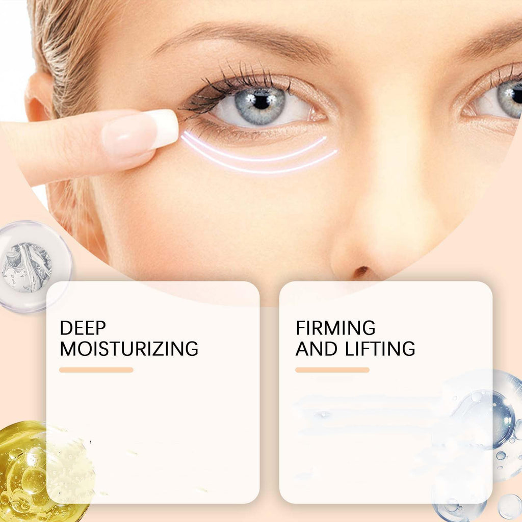 WUEOCU 5D Peptide Eye Cream – Anti-Aging, Dark Circles & Puffiness (2 Pack)