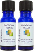 Wyndmere Naturals Emotional Rescue Oil, 10 ml (Pack of 2) | Aromatherapy Essential Oil