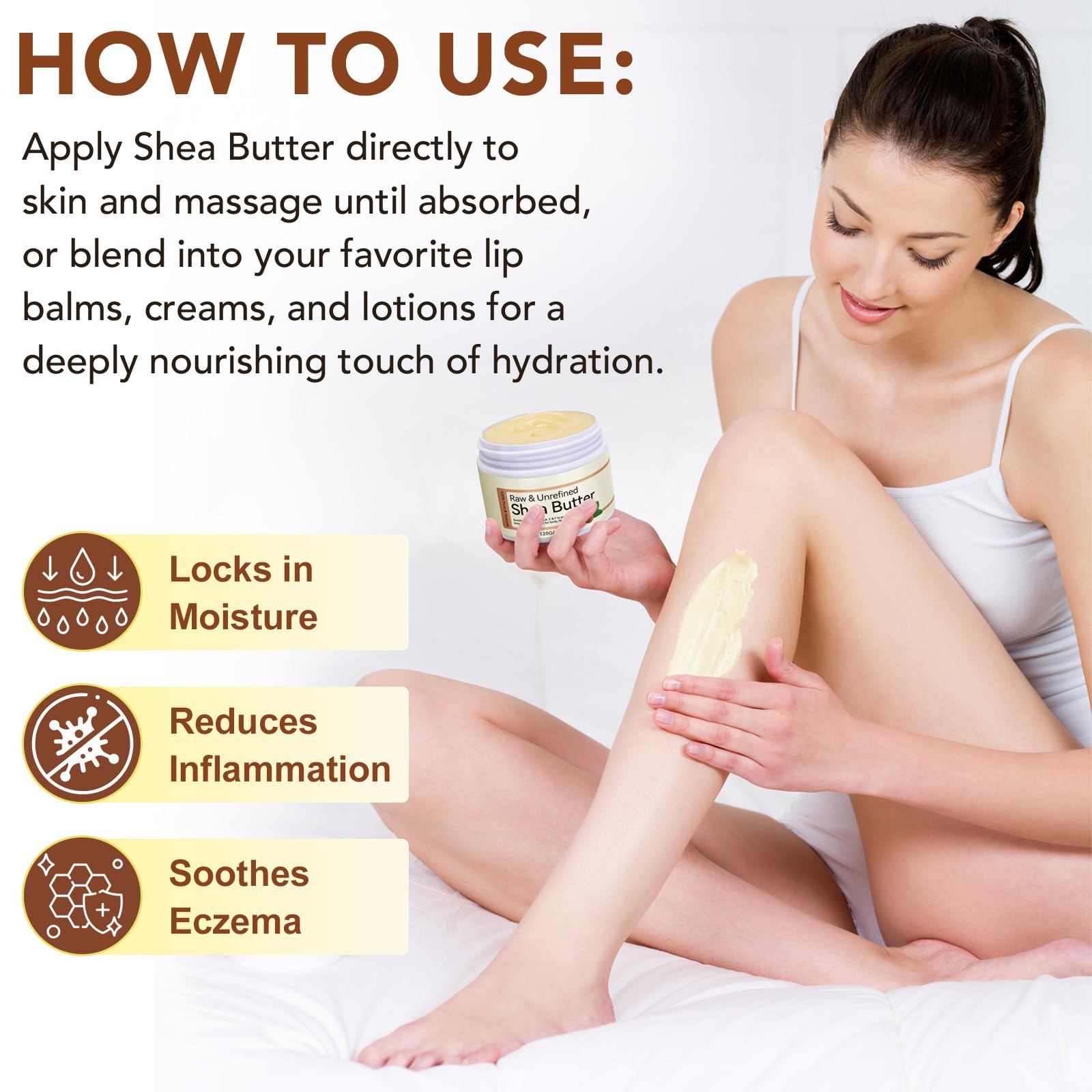 Xaarty 2-Pack Shea Butter Hand Cream — Raw Organic, Vitamin-Rich, 8.4 oz Each