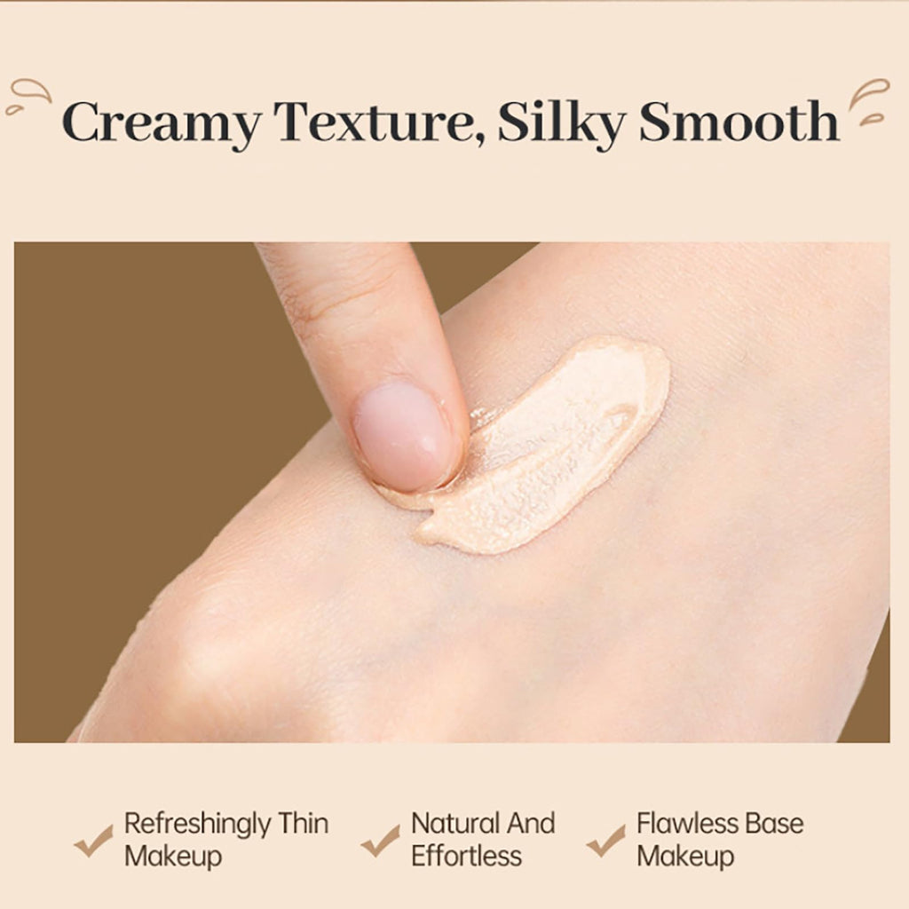 Xianjina CC Cream Foundation for Women Over 60 | Luxury Full Coverage, Soft Matte Nude 30ml