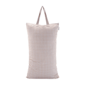 XL Wet Bag - Reusable Cloth Nappy Pail - Gingham Taupe
