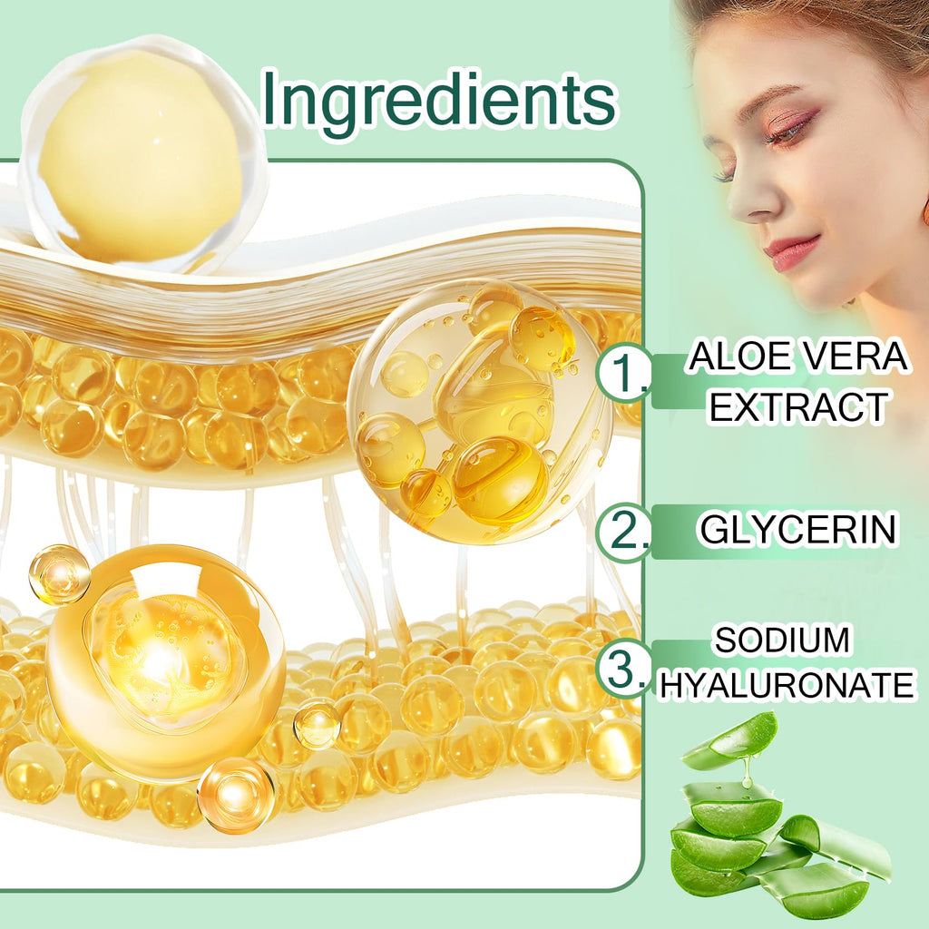 XMXueMei Aloe Vera Face Skincare Set – 9-Piece Hydrating Kit for All Skin Types