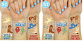 xo, Fetti Cowboy Temporary Tattoos for Kids – 52 Gold Foil Designs (Pack of 2)
