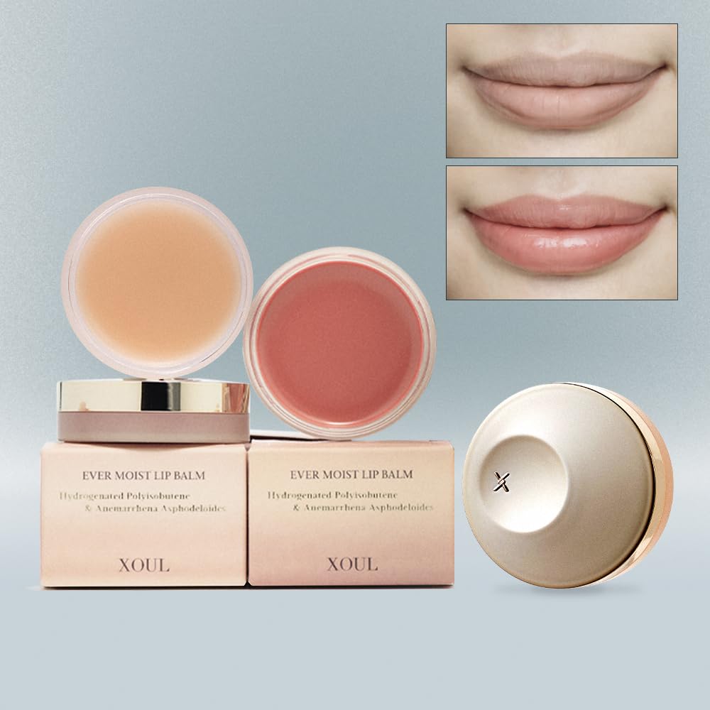 XOUL Ever Moist Lip Balm N01 – Shell Brush & Muted Pink Bubble Pouch