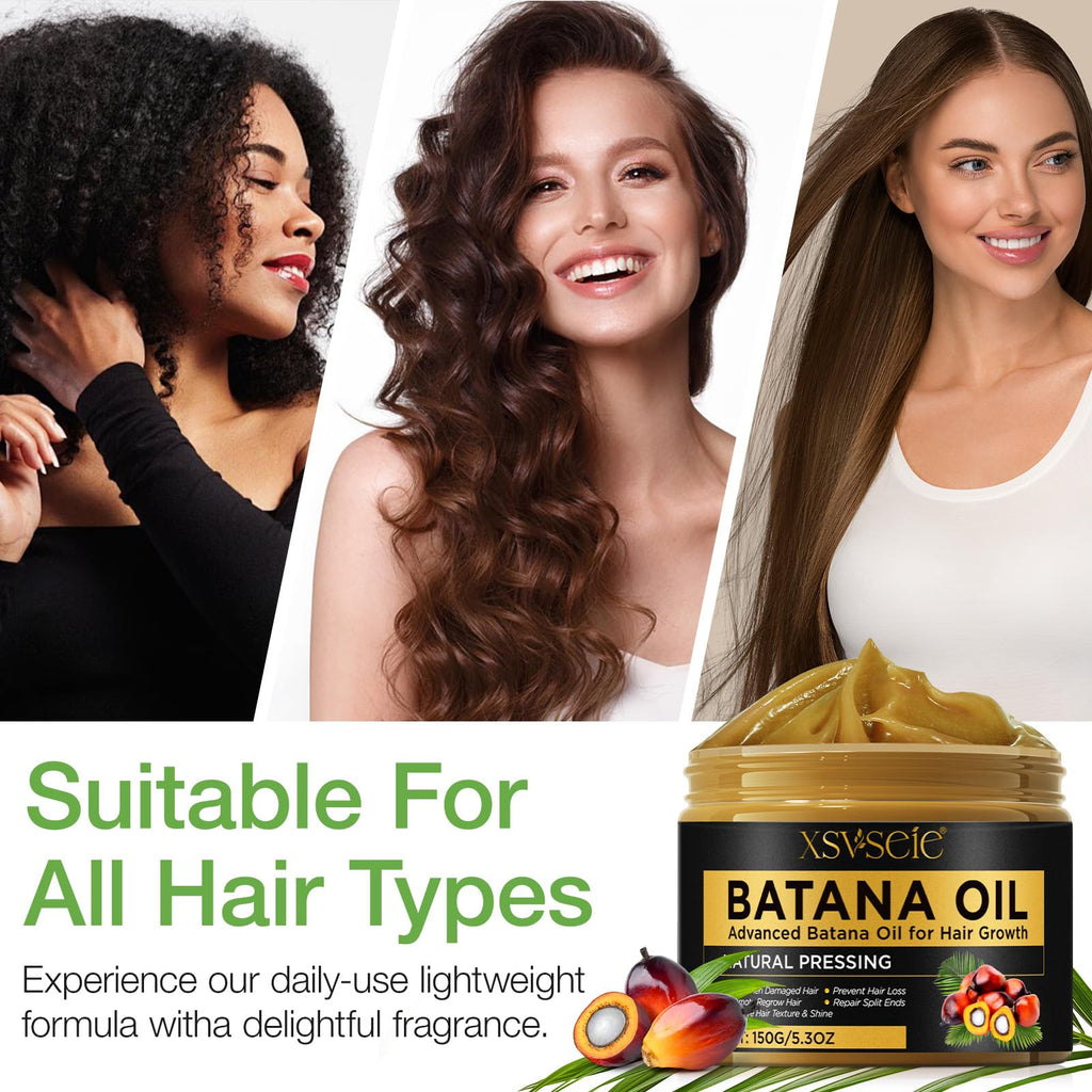 Xsvseie Batana Oil for Hair Growth – Organic Honduran Batana Hair Oil