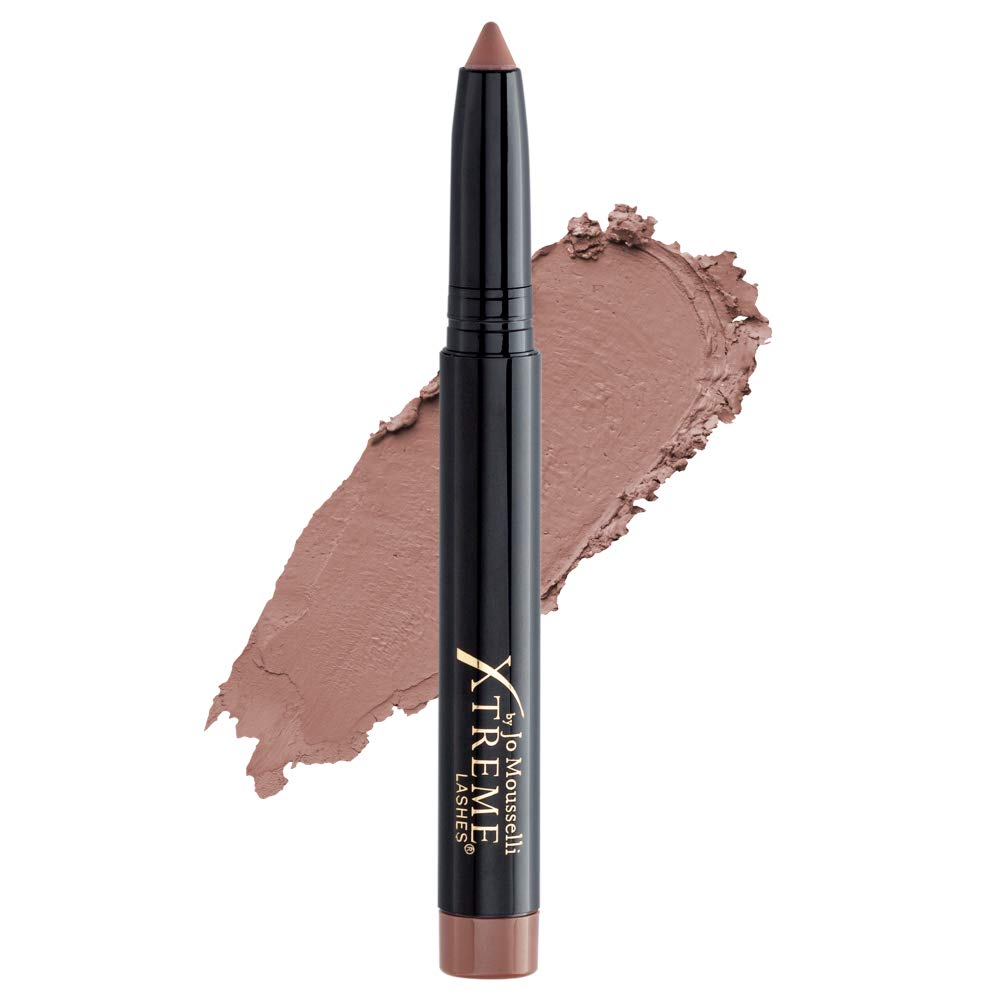 Xtreme Lashes GlideShadow Sienna – Long-Lasting Cream-to-Powder Eyeshadow Stick, Matte Finish, Lash Extension Safe