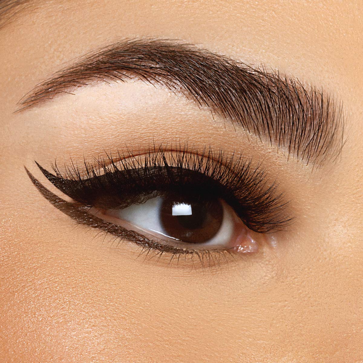 Xtreme Lashes Lash Densifying Liquid Eyeliner – Dark Brown, Dual-Tip, Smudge-Resistant