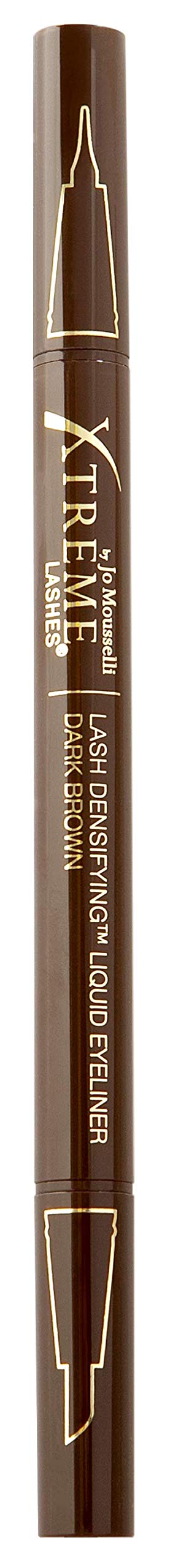 Xtreme Lashes Lash Densifying Liquid Eyeliner – Dark Brown, Dual-Tip, Smudge-Resistant