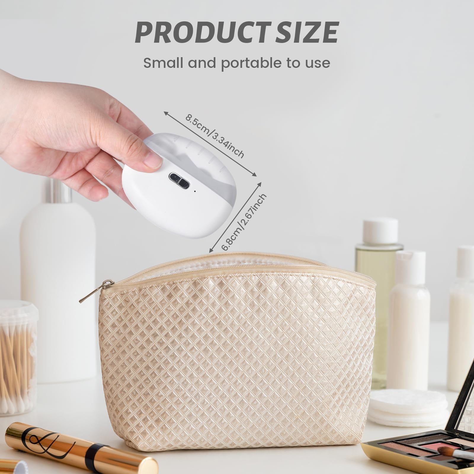 Xyulaan 3-in-1 Electric Nail Clipper for Seniors, Babies, and Gel Polish