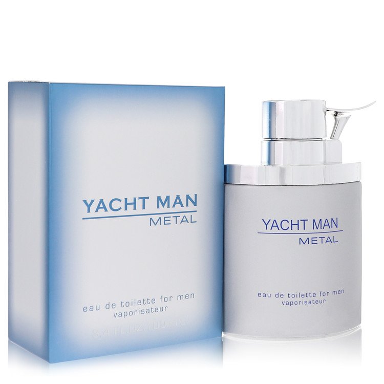 Yacht Man Metal by Myrurgia Eau de Toilette Spray 3.4 oz/100 ml for Men