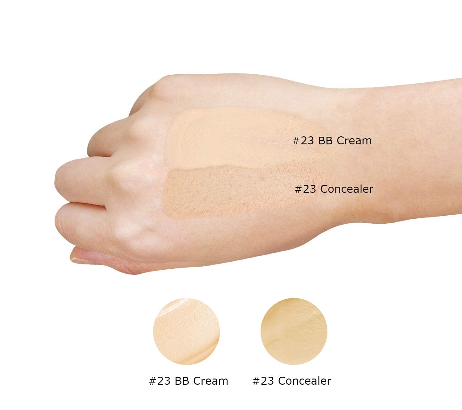 YADAH Silky Fit Concealer BB Cream (23 Natural Beige) – 2-in-1 Tinted Moisturizer & Concealer, Long-Lasting All-Day Wear
