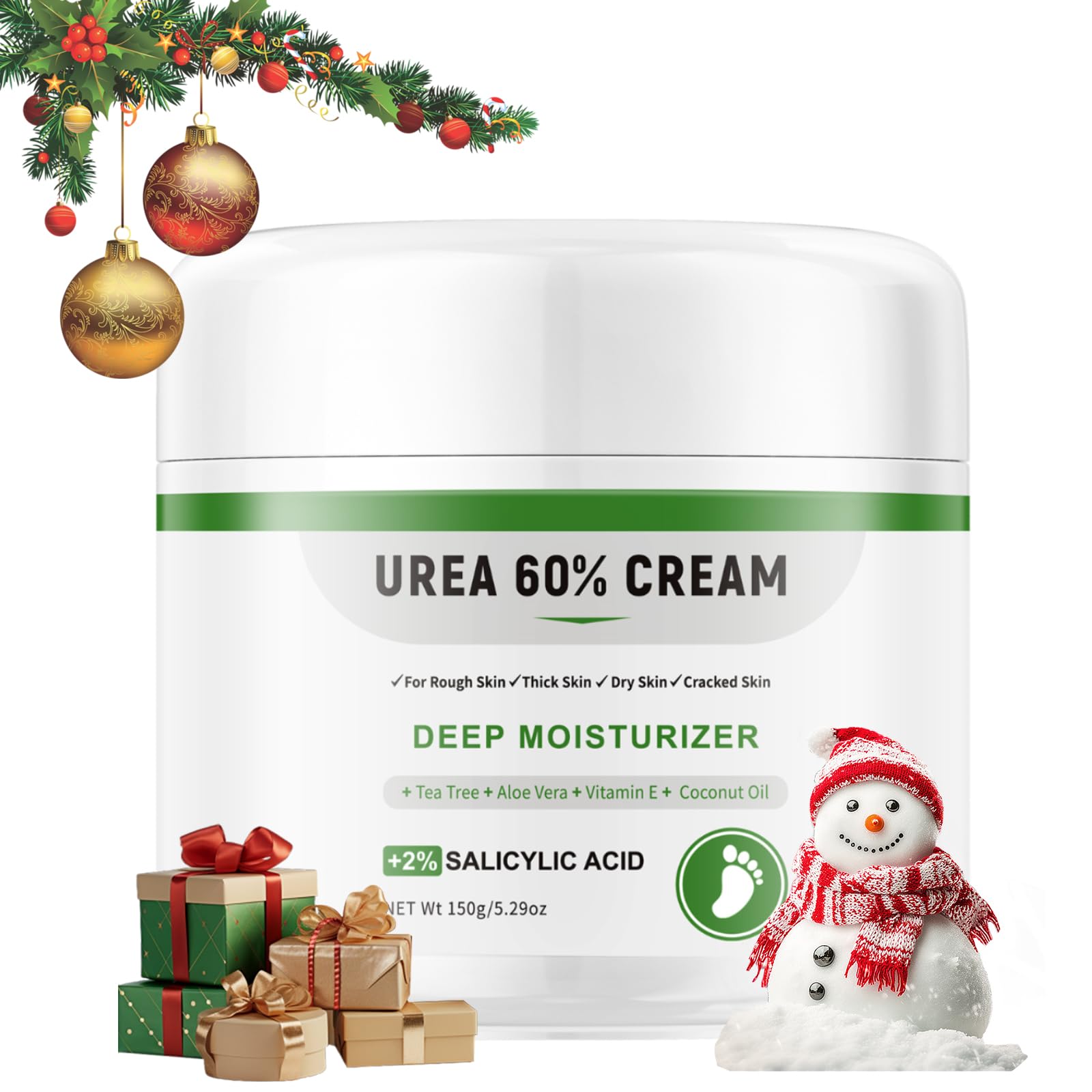 YAFUSIPE Urea Cream 60% Foot Care with Salicylic Acid 2% | Intensive Foot Moisturizer