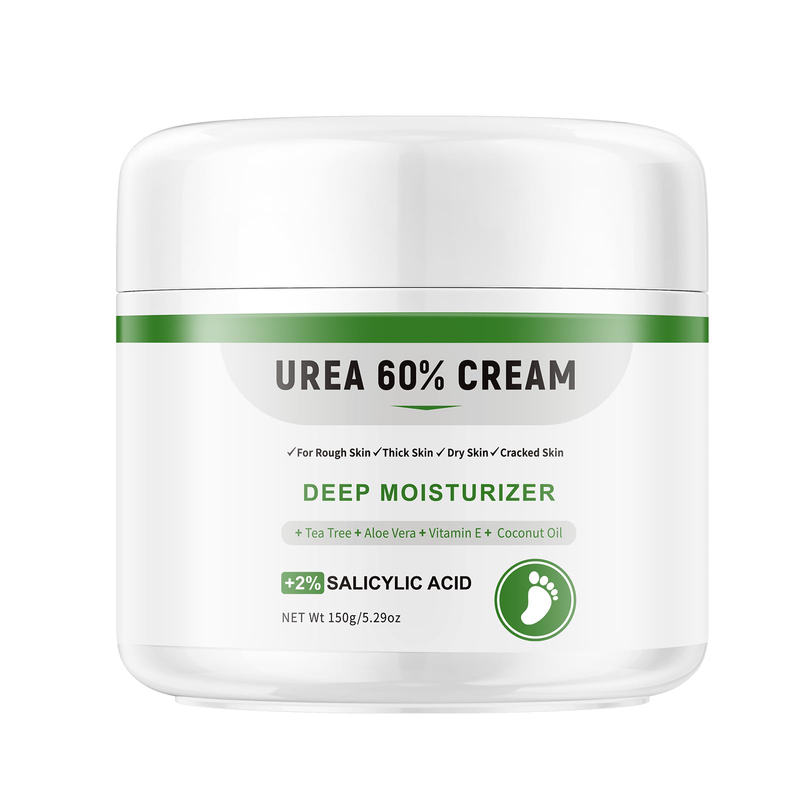 YAFUSIPE Urea Cream 60% Foot Care with Salicylic Acid 2% | Intensive Foot Moisturizer