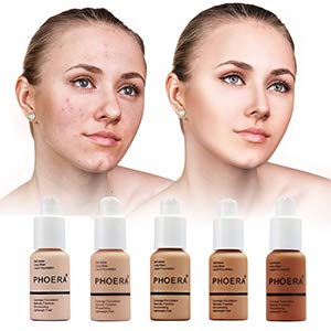 Yaper PHOERA Foundation – Full Coverage Soft Matte, Oil Control (101 Porcelain)