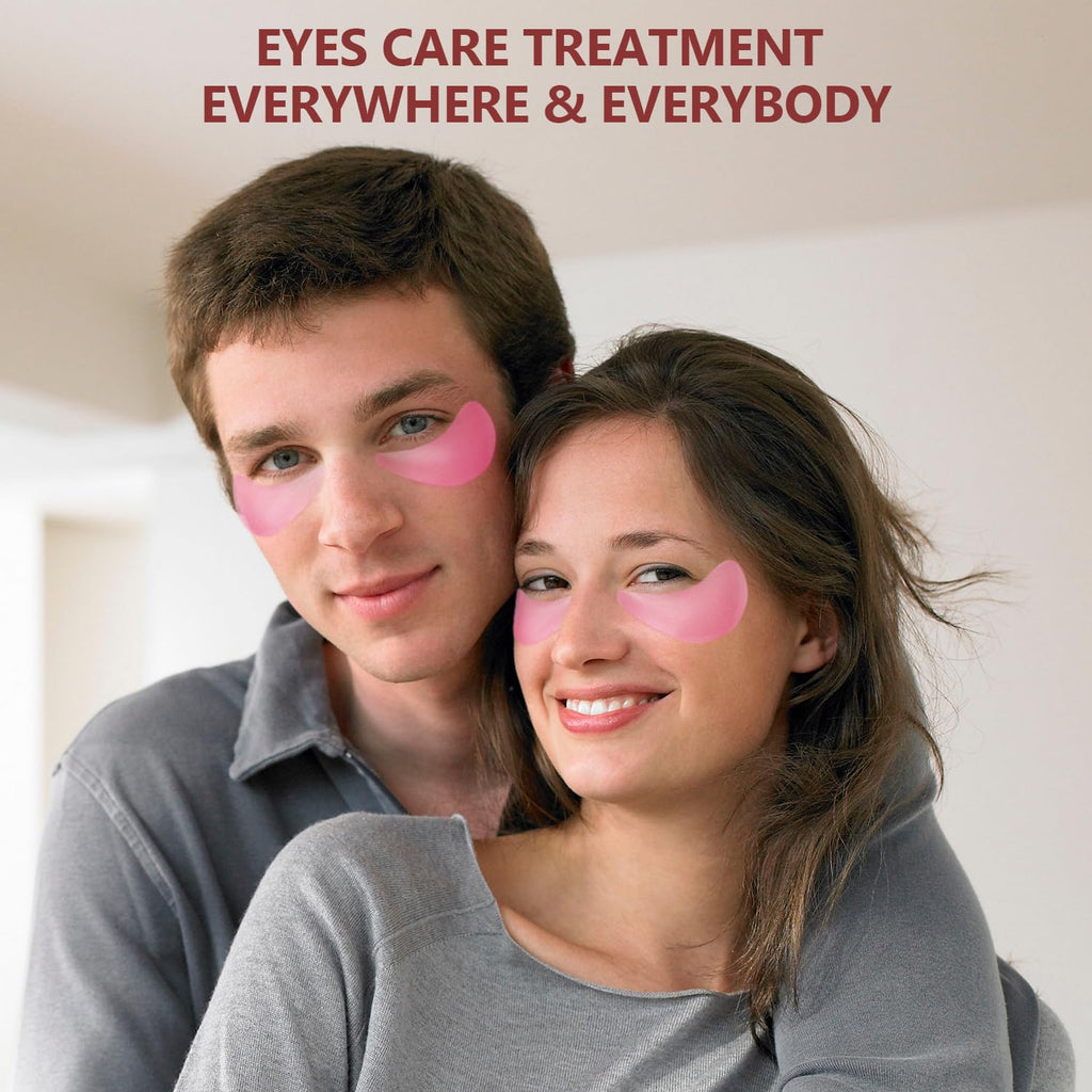 Yargkos 2 Packs Under Eye Patches – 60 Pcs (Green & Pink) Hydrating Collagen Gel Pads