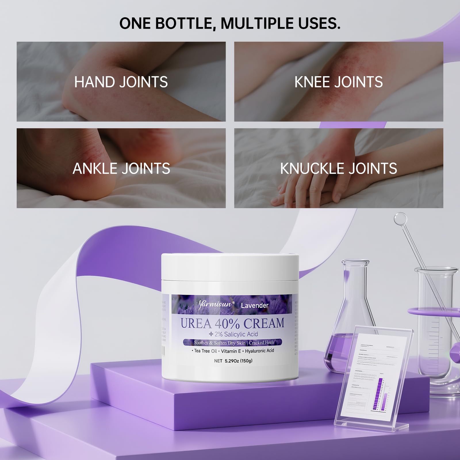 Yarmisun Urea Cream 40% Foot Cream – Maximum Strength Hydration & Exfoliation