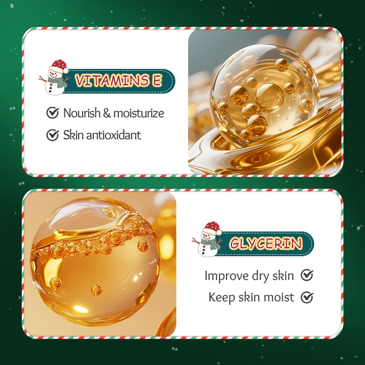 Yasovigi Christmas Avocado Skincare Gift Set – 6-Piece Deep Moisturizing Kit