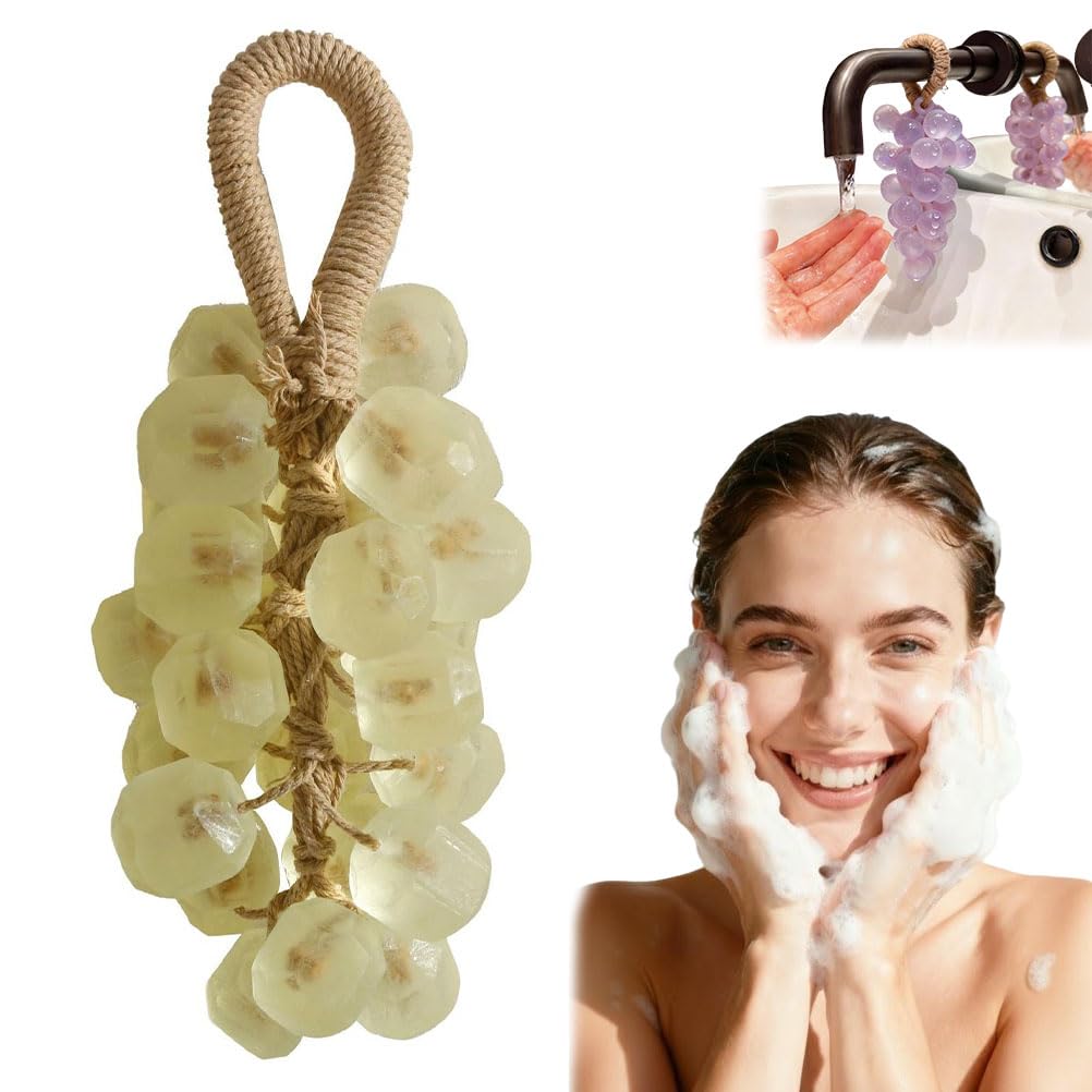 Ydner Grape Soap on a Rope – Handmade Natural Cold Process Jasmine Gem
