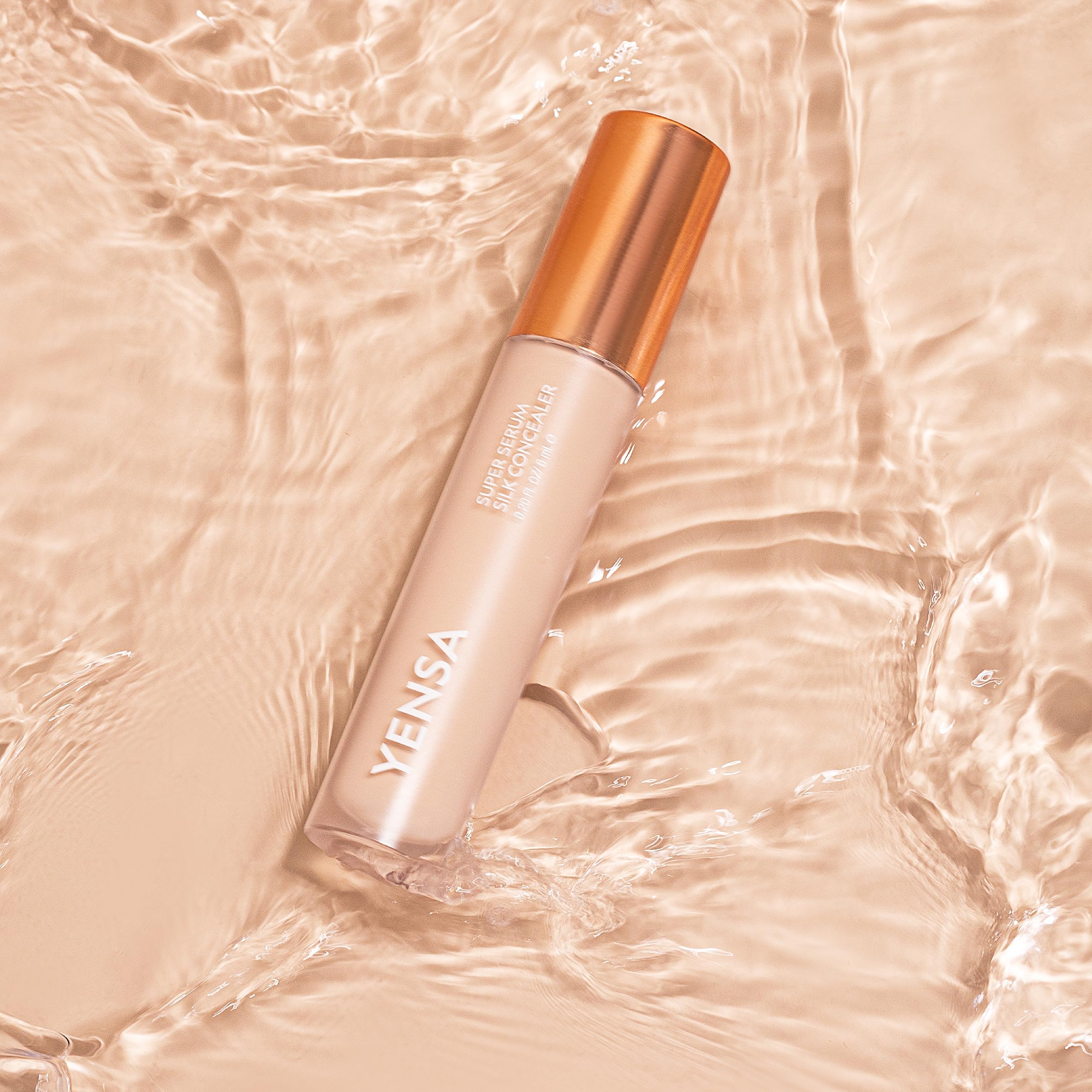 YENSA Super Serum Silk Concealer – Full Coverage Undereye + Peptide Serum (Fair 1, 0.2 oz)