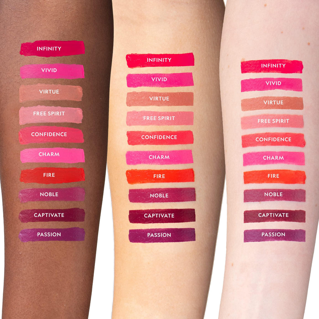 YENSA Vibrant Silk Hydrating Lip Stick – Charm | Long-Lasting Color & Semi-Gloss Finish