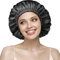 YFONG Double Layered 22 Momme Mulberry Silk Bonnet for Women – Adjustable Sleep Cap Keeps Hairstyle & Reduces Frizz