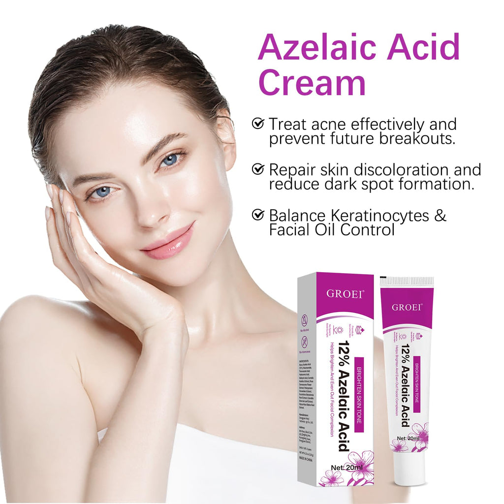 YILEST Azelaic Acid 12% Serum with Niacinamide & Hyaluronic Acid – 2PC