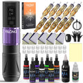 YILONG Tattoo Gun Kit – 1500mAh Battery, Beginner Tattoo Pen, Cartridges & Transfer Gel